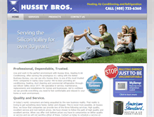 Tablet Screenshot of husseybros.com